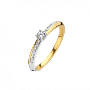 GG Briljant ring 0.14 crt H/Si | H -  Wesselton - Wit | 18.50