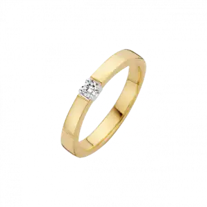 Bico Memoire ring 1 x 0.03 crt H/Si | H -  Wesselton - Wit | 18.50