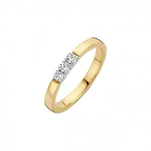 Bico Memoire ring 3 x 0.03 crt H/Si | H -  Wesselton - Wit | 18.50