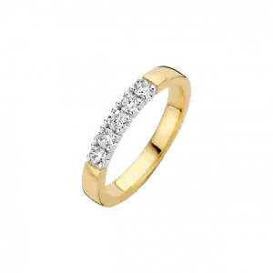 Bico Memoire ring 5 x 0.03 crt H/Si | H -  Wesselton - Wit | 18.50