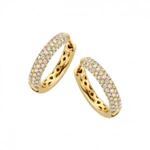 GG Briljant oorsieraden Dentro 0.64 crt H/Si | H -  Wesselton - Wit | 0.00