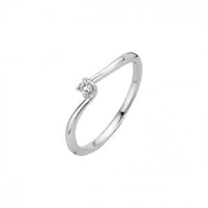 WG Briljant ring Paris 0.05 crt H/Si