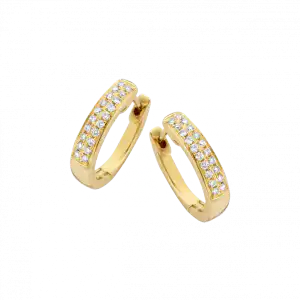 GG Briljant oorsieraden Bella 0.20 crt H/Si | H -  Wesselton - Wit | 0.00