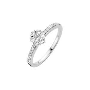 WG Briljant ring 0.22 crt H/Si | H -  Wesselton - Wit | 18.50