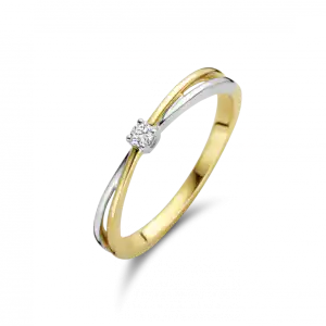 Bico Briljant ring Sofia ring 0.05 crt H/Si