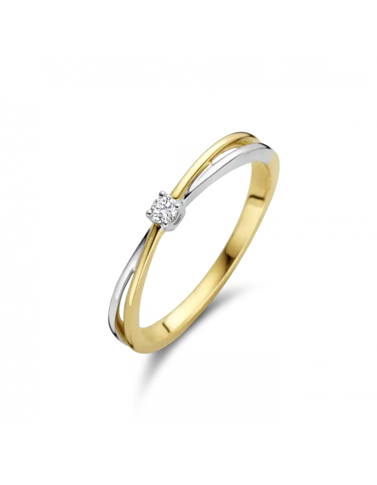 Bico Briljant ring Sofia ring 0.05 crt H/Si