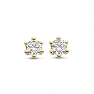 GG Reale oorsieraden  2 x 0.07 crt G/Vsi | G - Top Wesselton - Fijn wit | 0.00