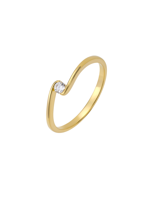 GG Briljant ring 0.07 crt H/Si