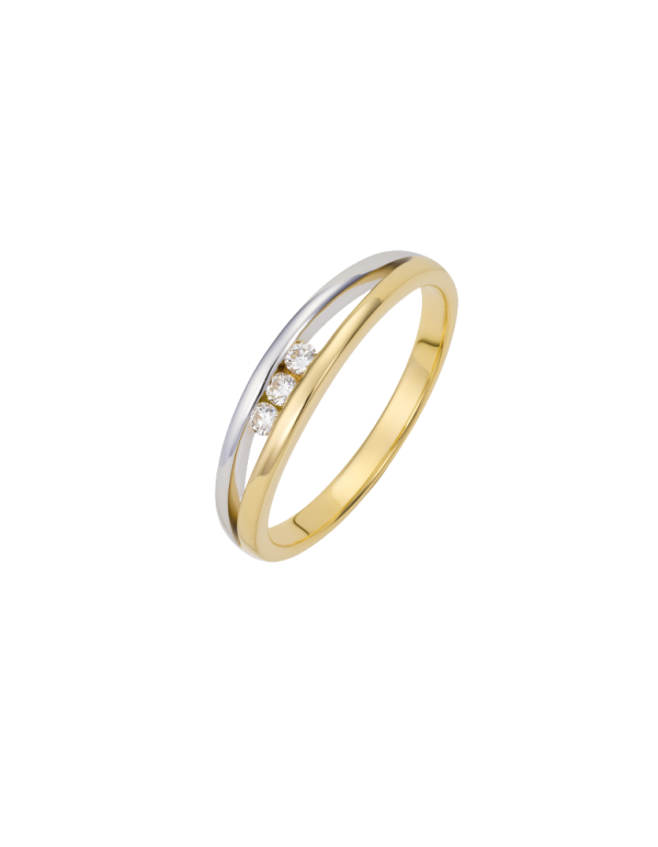 Bico Briljant ring Moni 0.08 crt H/Si