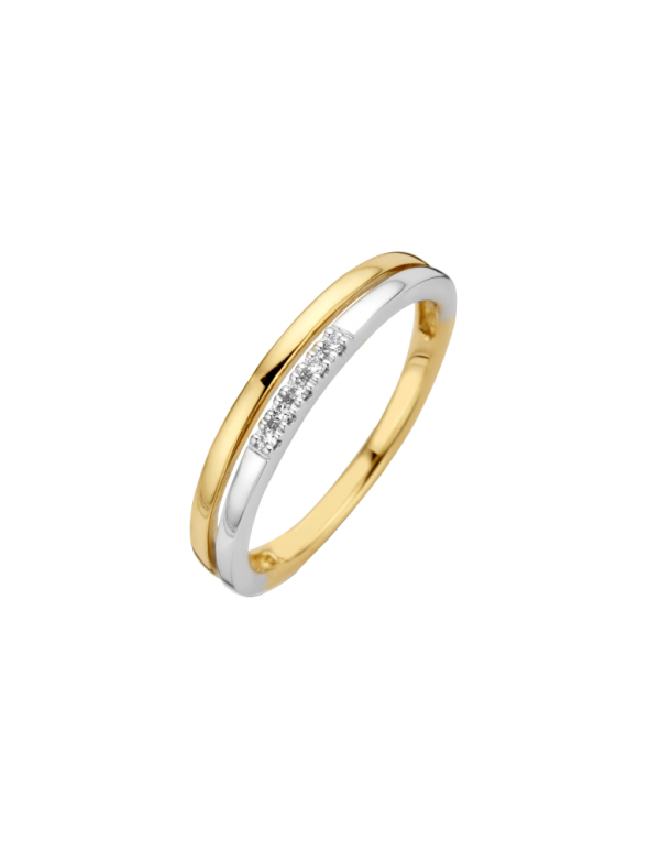 Bico Briljant ring 0.04 crt H/Si