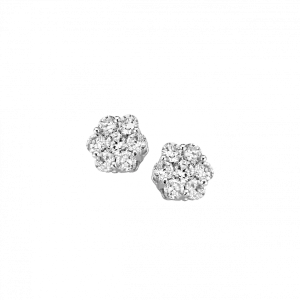 WG Briljant oorsieraden Mondo 2 x 0.19 crt H/Si | H -  Wesselton - Wit | 0.00