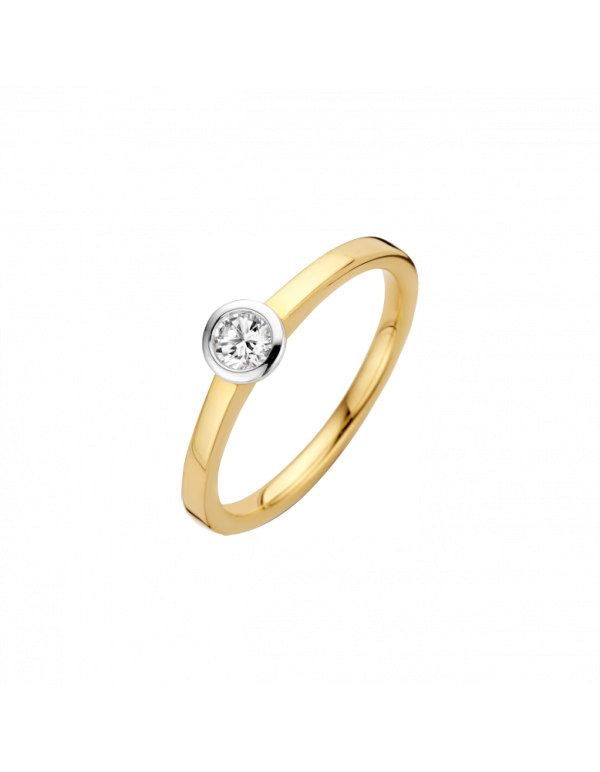 GG Briljant ring 1 x 0.06 crt H/Si | H -  Wesselton - Wit | 18.50