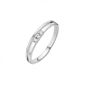 WG Briljant ring Vero 0.08 crt H/Si