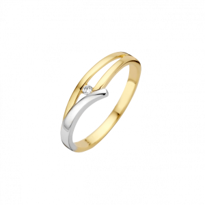 Bico Briljant ring 0.025 crt H/Si