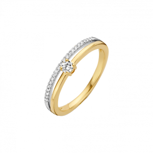 Bico Briljant ring 0.17 crt H/Si | H -  Wesselton - Wit | 18.50