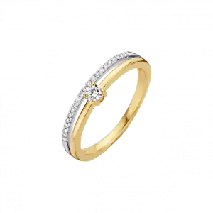 Bico Briljant ring Cima 0.17 crt H/Si | H -  Wesselton - Wit | 18.50