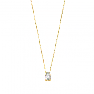 Man Made GG Briljant hanger Sinni + collier 42 cm 0.36 crt H/Si MM | H - Wesselton - Wit | 0.00