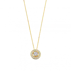 Man Made GG Briljant hanger Moesa+ collier 42 cm 0.44 crt H/Si MM | H -  Wesselton - Wit | 0.00