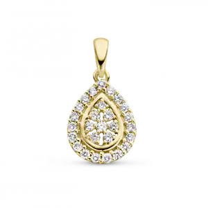 Man Made GG Briljant hanger Tirso 0.20 crt H/Si mm peer | H - Wesselton - Wit | 0.00