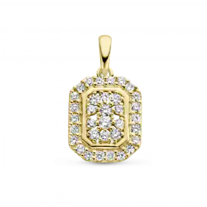 Man Made GG Briljant hanger Margra 0.28 crt H/Si mm rechthoek | H -  Wesselton - Wit | 0.00