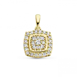 Man Made GG Briljant hanger Sieve 0.26 crt H/Si mm vierkant | H - Wesselton - Wit | 0.00