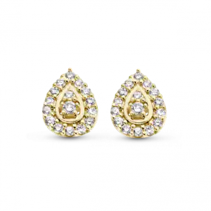 Man Made GG Briljant oorsieraden Tirso 2 x 0.12 crt H/Si mm peer | H -  Wesselton - Wit | 0.00