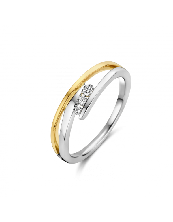 Bico Briljant ring Luna 0.10 crt H/Si
