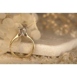 Man Made Bico Briljant ring Piazza 1.00 crt H/Si MM