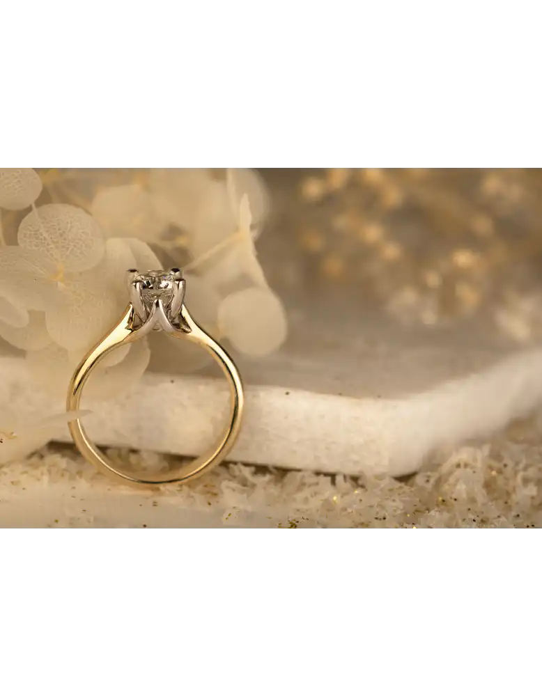 Man Made Bico Briljant ring Piazza 1.00 crt H/Si MM