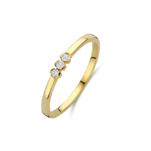 GG Briljant ring Corto 3 x 0.02 crt H/Si