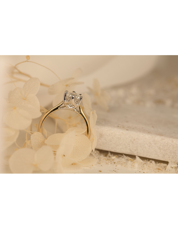 Man Made Bico Briljant ring Corso 1.00 crt H/Si MM