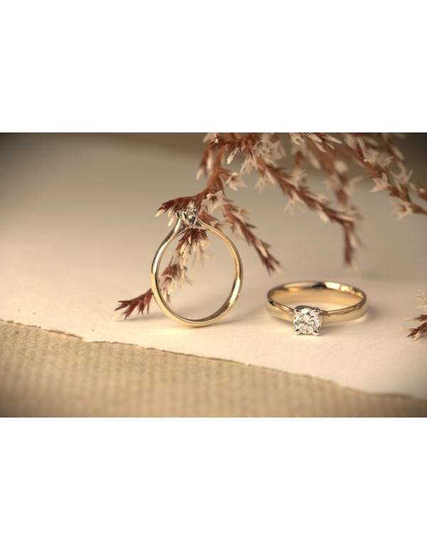 Bico Tenero ring 1 x 0.04 crt G/Vsi | G - Top Wesselton - Fijn wit | 18.50