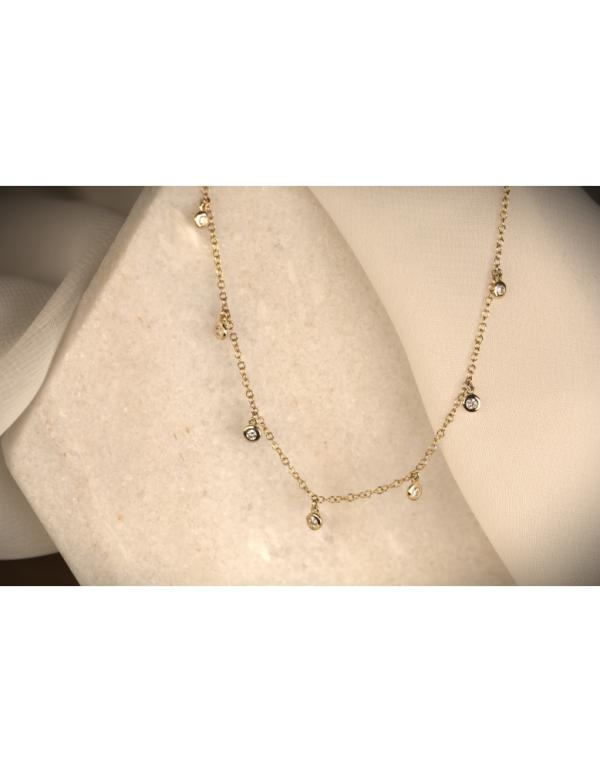 GG Briljant collier Elegante 7 x 0.03 crt H/Si