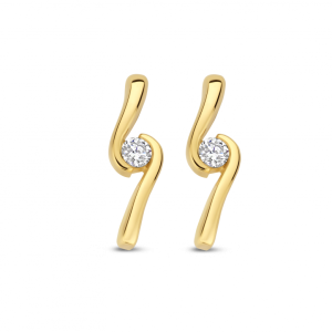 GG Briljant oorsieraden Nera 0.06 crt H/Si