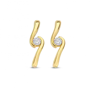 GG Briljant oorsieraden Nera 0.06 crt H/Si