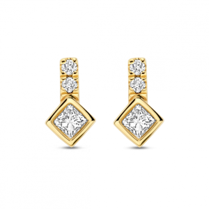 GG Briljant oorsieraden Malaga 2 x 0.065 crt H/Si