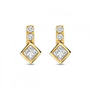 GG Briljant oorsieraden Malaga 2 x 0.065 crt H/Si