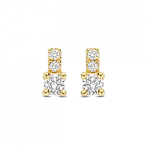 GG Briljant oorsieraden Valencia 2 x 0.055 crt H/Si