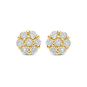 GG Briljant oorsieraden Palma 2 x 0.075 crt H/Si