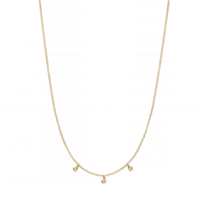 GG Briljant collier Elegante 3 x 0.03 crt H/Si