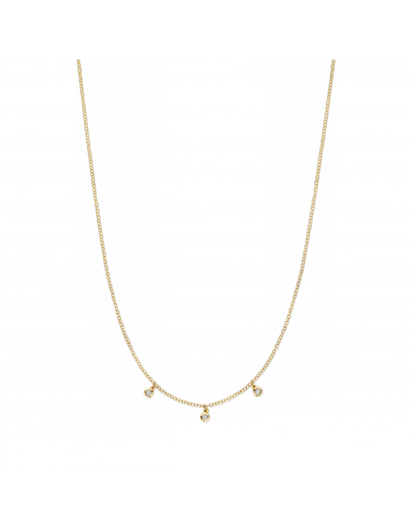 GG Briljant collier Elegante 3 x 0.03 crt H/Si
