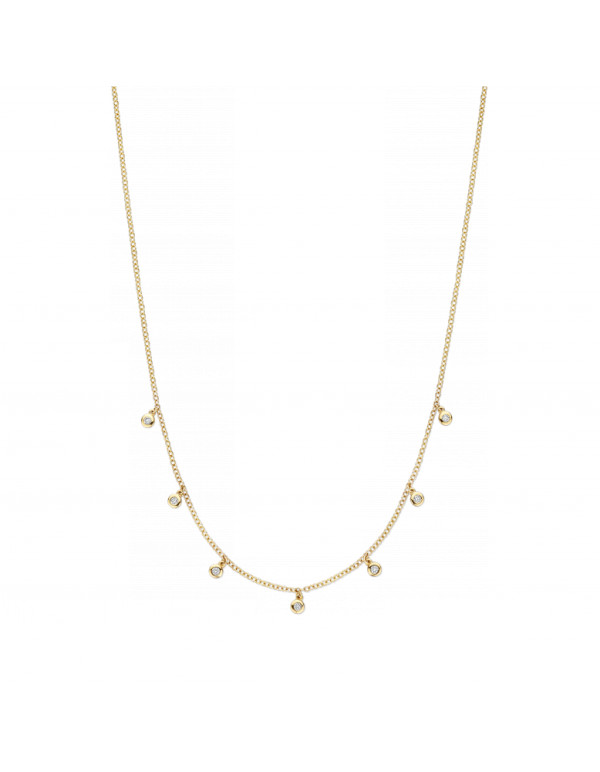 GG Briljant collier Elegante 7 x 0.03 crt H/Si