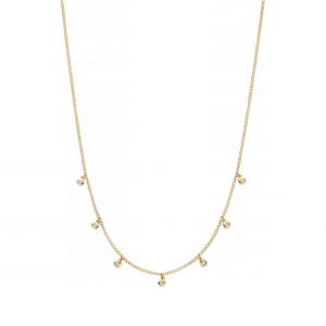 GG Briljant collier Elegante 5 x 0.03 crt H/Si