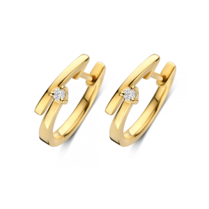 GG Briljant oorsieraden Fella 2 x 0.025 crt H/Si