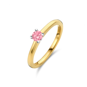 MAN MADE Bico Quattro ring 1 x 0.10 crt H/Si rose MM | H -  Wesselton - Wit | 18.50