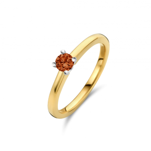 MAN MADE Bico Quattro ring 1 x 0.10 crt H/Si rood MM | H -  Wesselton - Wit | 18.50