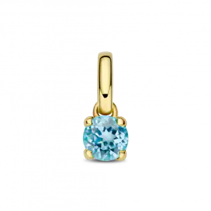 GG Briljant hanger MIA Swiss blue topaz