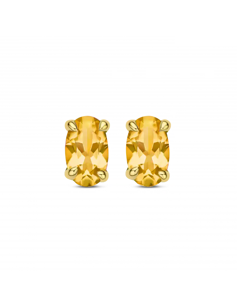 GG Briljant oorsieraden LOVO Citrine
