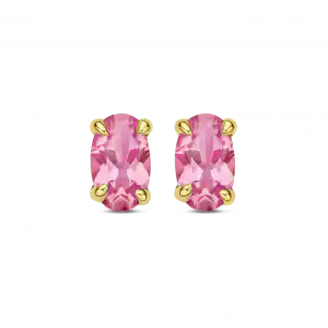 GG Briljant oorsieraden LOVO Pink tourmarine