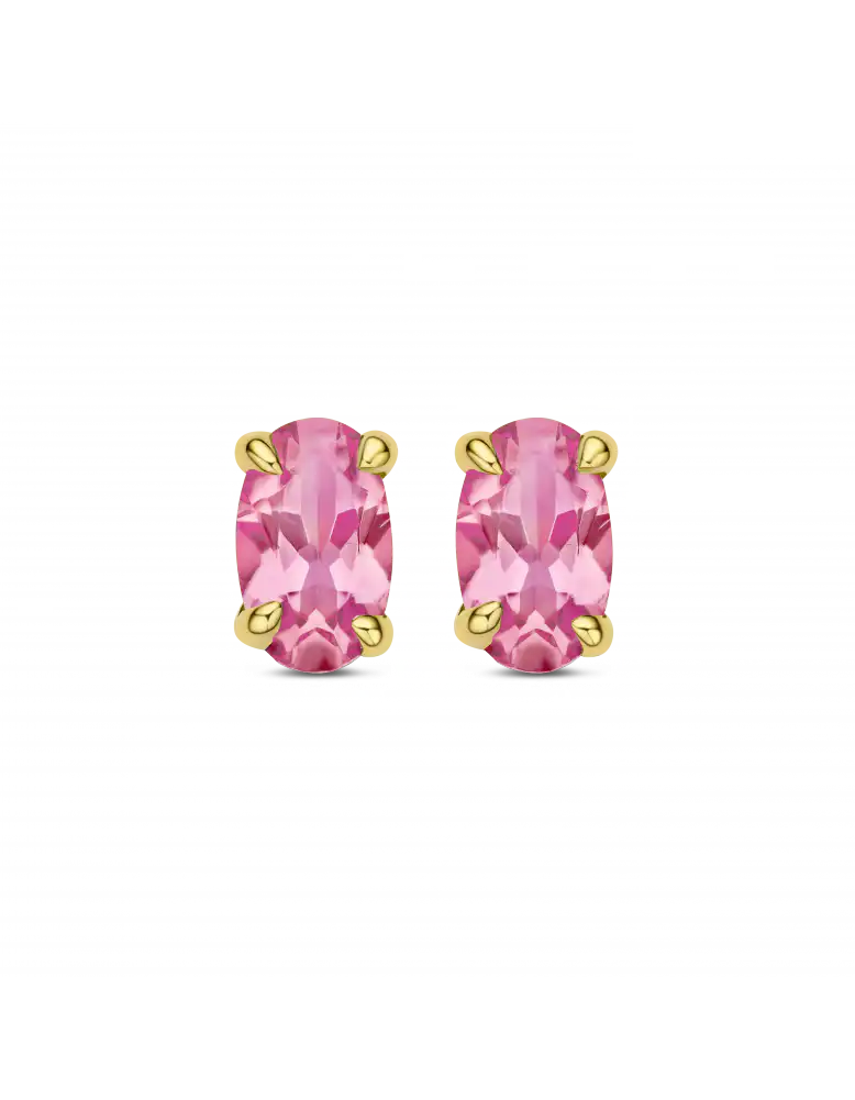 GG Briljant oorsieraden LOVO Pink tourmarine